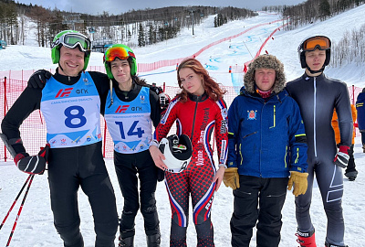 Петербургская сборная на Чемпионате России по горнолыжному спорту лиц с ПОДА!