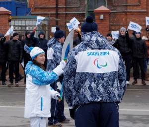 БФ «Точка опоры» принял участие в эстафете паралимпийского огня