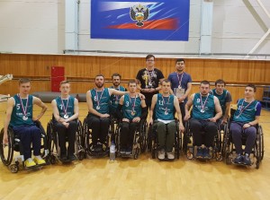 Петербургская команда по регби на колясках серебряный призер ЧР