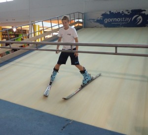 Алик Яковлев начал тренироваться в горнолыжном клубе «Горностай»