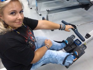 Юля Сидорцова получила профессиональный инвентарь