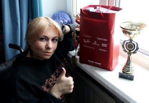 Спасибо за поддержку паралимпийской спортсменки Юлии Сидорцовой 