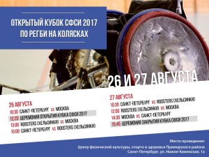 В Петербурге пройдет Первый Открытый Кубок по регби на колясках