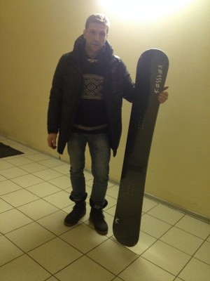 Инвентарь для сурдоолимпийской сборной по сноубордингу