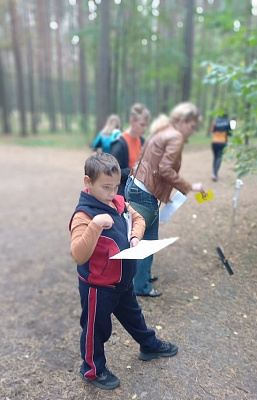 Инклюзивные соревнования по спортивному ориентированию