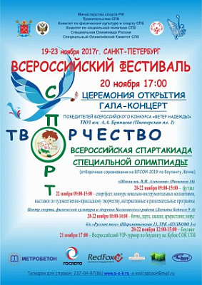 XXXIX  ВСЕРОССИЙСКИЙ ФЕСТИВАЛЬ «СПОРТ И ТВОРЧЕСТВО»