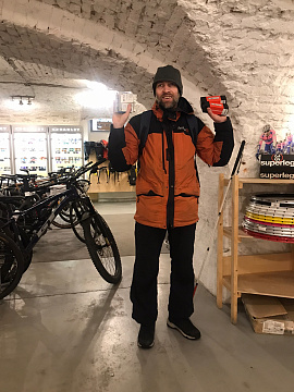 Поддержали велотандемиста с инвалидностью по зрению!