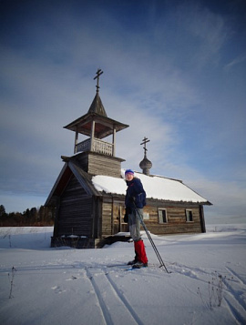 100 км на лыжах преодолели слабовидящие спортсмены!