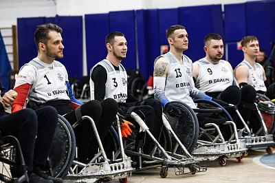 Петербургские регбисты на колясках сохраняют звание лучших после I круга Чемпионата страны