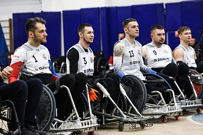 Петербургские регбисты на колясках сохраняют звание лучших после I круга Чемпионата страны