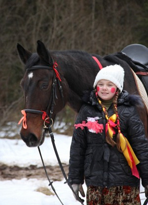 Конная масленица в “Солнечном острове”