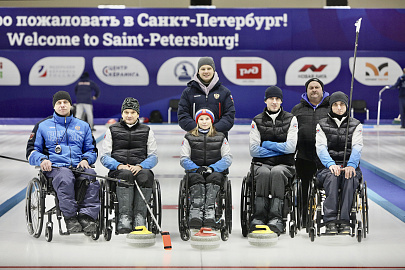 Сборная СПб по керлингу на колясках