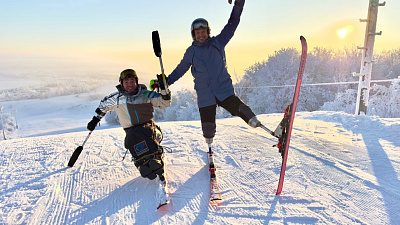 Моноскибоб. Новый сезон